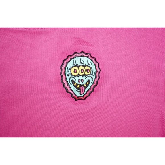 Killer Acid T Shirt Men's Small Cotton Embroidered Ringer Logo EUC - Picture 3 of 8